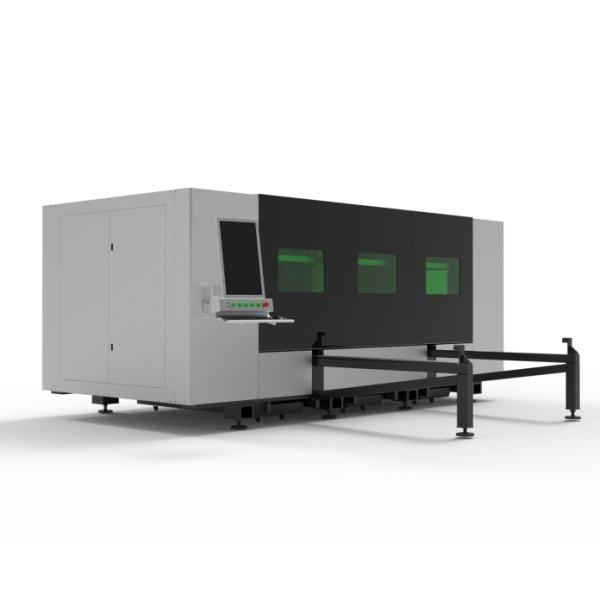 CNC Fully Automatic Side Pull Fiber Laser Cutting Machine For Stainless Steel Carbon Steel Aluminum Of 6000W For Cut Metal
