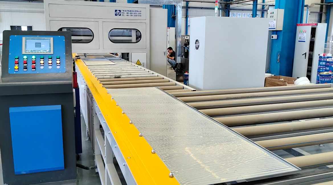 50T Press Fully Automatic Production Line for Marine Insulation Board