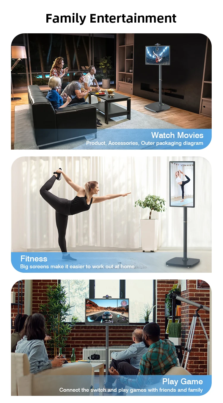 24 дюймовый 27 дюймовый 32 дюймовый Standby Me Smart TV Gaming Android TV Smart Touch Screen Монитор