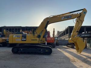PC220 8 Used Komatsu Excavator With Quick Hitch And Hydraulic Hammer System.