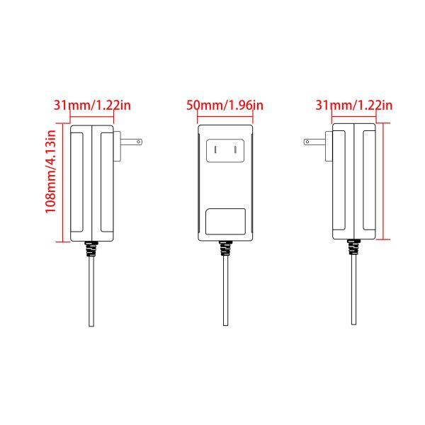 UL Class 2 24V 3A 72W Desktop Power Supply for High Density LED Strips