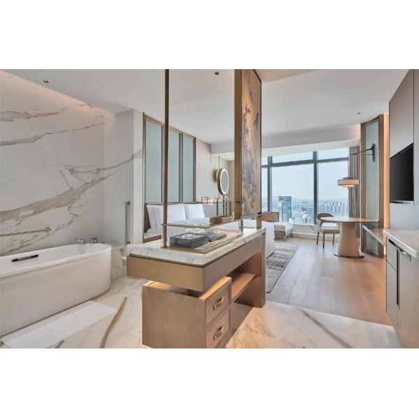 Гостиница собирает дизайн Hilton 5 сюит мебели спальни звезды полностью установленный