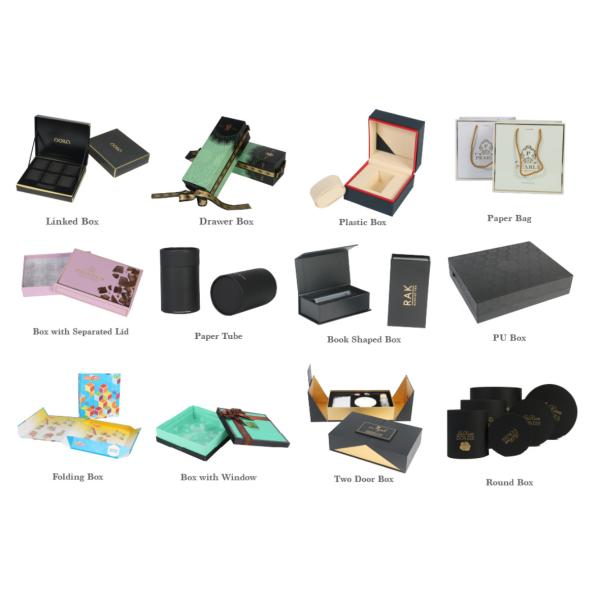 Drawer Chipboard Gift Boxes , 4 Inch Gift Boxes Brand Packaging Printing Black Logo Hot Stamping