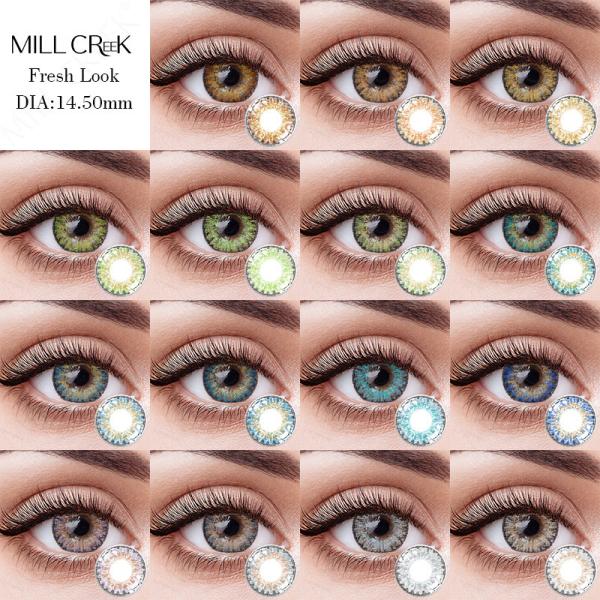 Natural Colored Amethyst Eye Contacts Lens Non Prescription