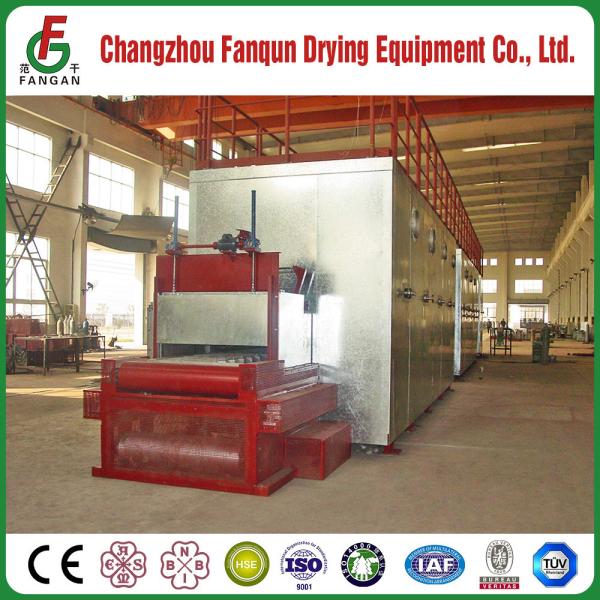 1.6m Width Belt Dryer Machine Air Flowing Steel Belt Dryer