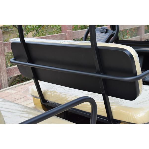 4 автомобиля гольфа места привода 6 колеса электрических с золотым цветом/электрическим багги гольфа