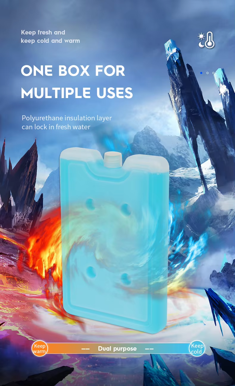 -25 Degree Phase Change Temperature PCM Gel Pack with Customizable Mold and HDPE Container for Industrial Thermal Management
