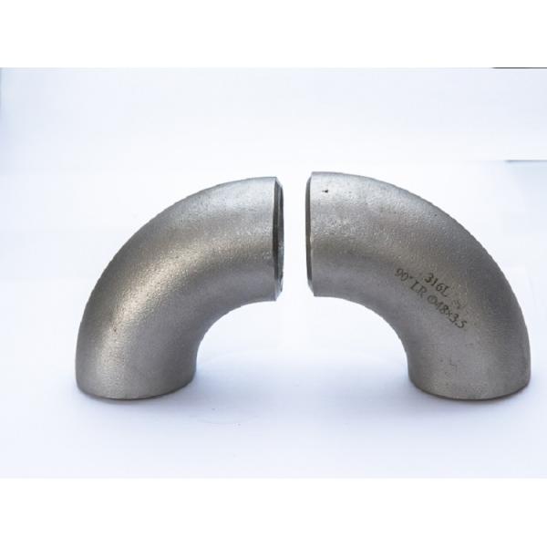 Le montage de tuyau forgé rond écarte le coude d'un coup de coude de 90 degrés de l'acier inoxydable 316L