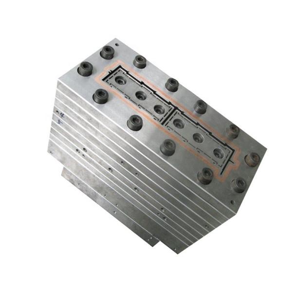 Silver WPC PVC Pipe WPC PE PP Profiles Extrusion Die Design Mould with 3CR17 Material