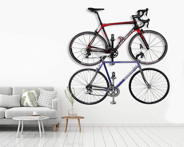 Revestimiento de potencia soporte de bicicleta suspensión de pedal de pared para bicicletas estándar y no estándar