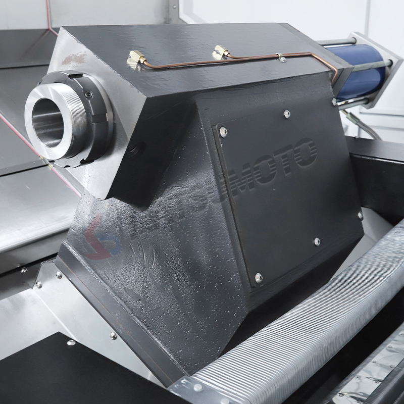 TCK80Y Heavy‑Duty Slant Bed CNC Turn‑Milling Center With Y‑Axis & Automatic Steady Rest, 12‑Station Live Tool Turret