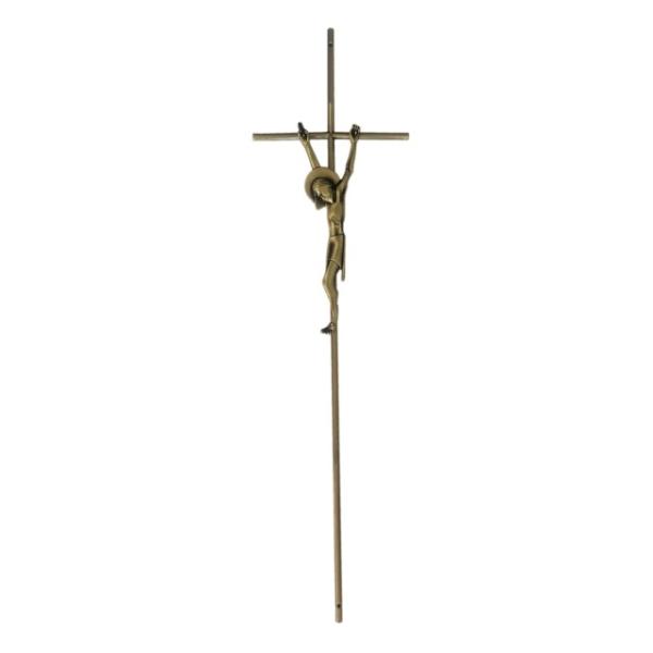 Antique Brass Adult Coffin Ornaments Crucifix