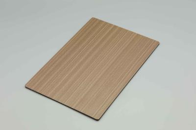 122 X 244cm PVDF Coat Grain Wooden Aluminum Composite Panel Scratch Resistant
