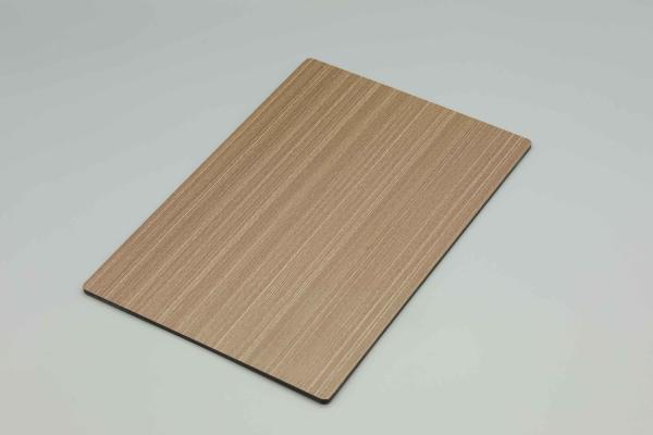 122 X 244cm PVDF Coat Grain Wooden Aluminum Composite Panel Scratch Resistant