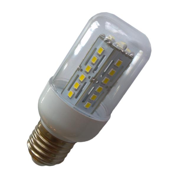 High lumen SMD 3528 led chip 3W led corn light with cover