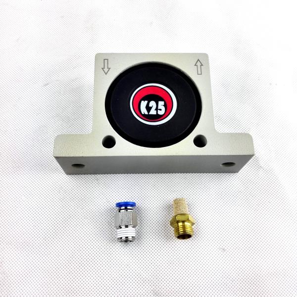 K25 Pneumatic Vibrators  7300-35000 RPM Force Up To 150.C Rust Proof Aluminium Media