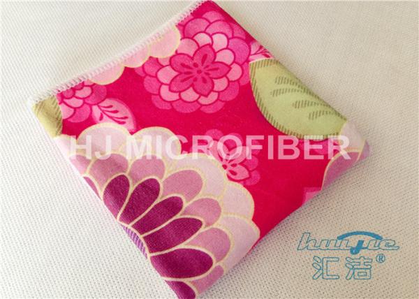 Pano impresso sem fiapos de lavagem para limpar, toalha de Microfiber de Microfiber