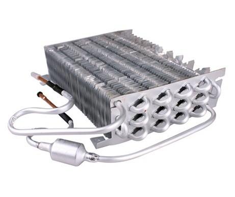 Aluminum Pipe Plate Fin Heat Exchanger Frost Free In Three Open Door Fridge
