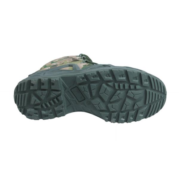 SJ OEM Outdoor Anti slip Tongue Nylon Fabric Gusset for Slippery Surfaces  Army Boots for Men