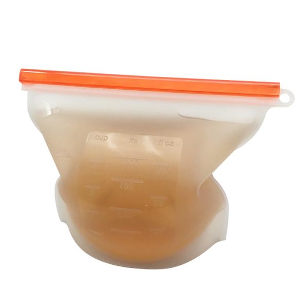 Clip Food Storage Bag Silicone Kitchen Utensils For Easy Transfer Of Any Food