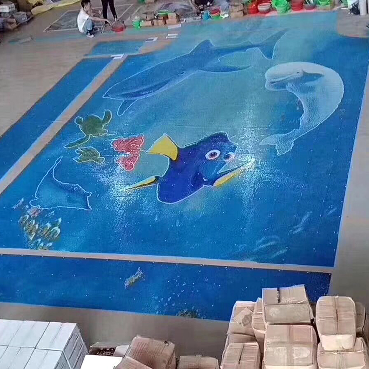 Flooring Wall Inlays Swimming Pool Mosaic Tile Blue Handmade Anti Acid
