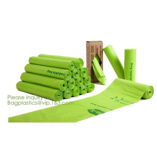 Factory direct sale biodegradable compost bags with CE FDA certificate,Compostable Recyclable Clear Poly Bags Custom Log