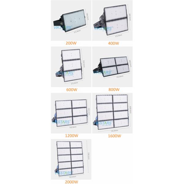 400w Led Module High Mast Lighting Lamp IP66 Waterproof For SoccerTennis Court