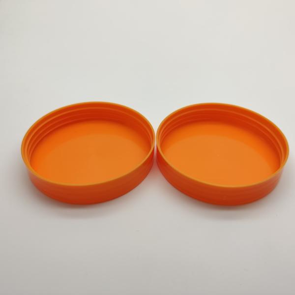 Leakproof 75mm Plastic Wide Mouth Jar Lids With Screw Lock
