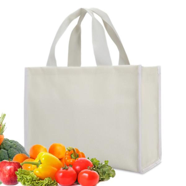 Canvas Tote Bag Eco Friendly Shopping Bags Retail Heavy Duty Thick Bottom 4x4x10
