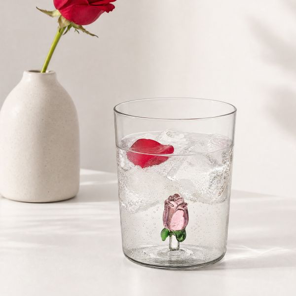 Customizable Borosilicate Glass Cup Cute 3D Pattern Egg Shape For Home Office Party