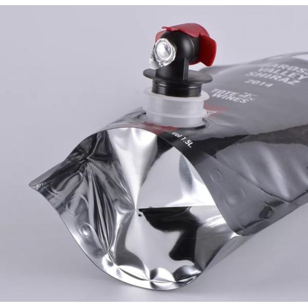 Мешки алюминиевой фольги Biodegradable для жидкостного вакуума стоят вверх жидкостные мешки