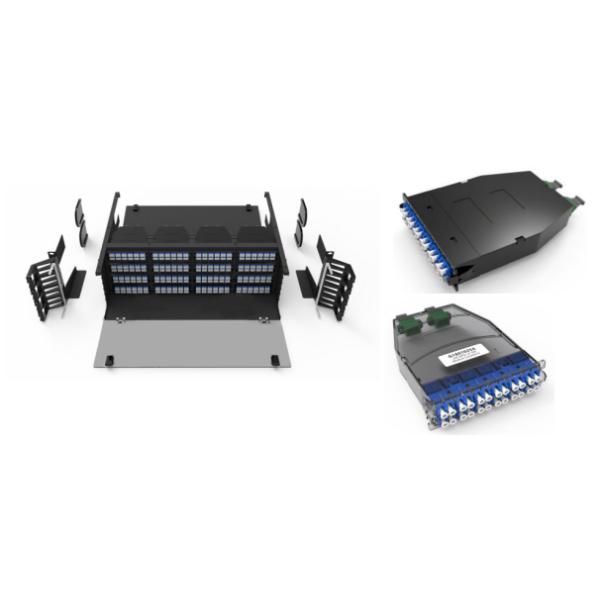 4U UHD MPO MTP Patch Panel with 384 Fibers 19