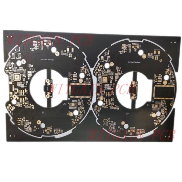 Video Conference Device 4 Layers Pcb 1.2mm Matte Black Solder Mask