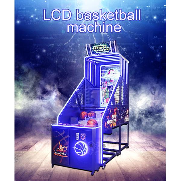 LED Epic Online Basketball Electric Arcade Machine 2 Player