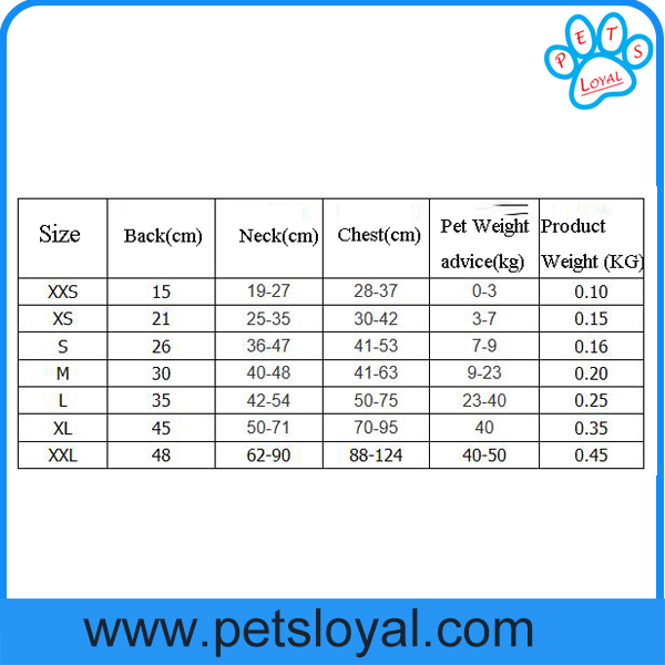 Pet Product Supply Cheap High Quality Colorful Dog Life Jacket China Factory