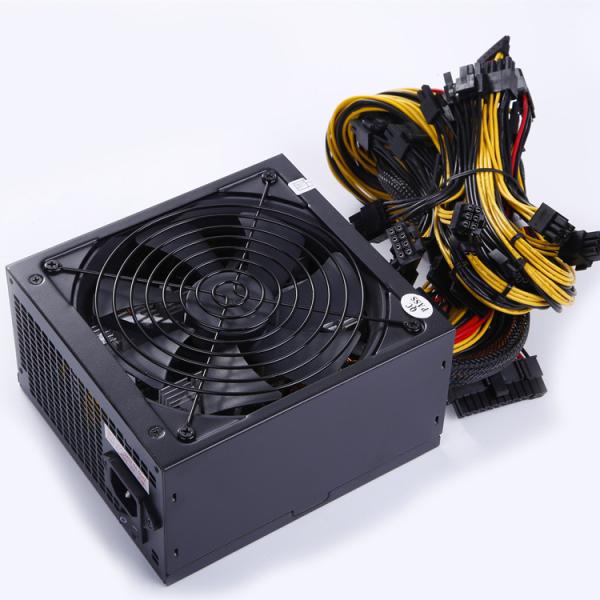 For 8GPU 1600W110V-240V 12v  PSU Case Power Supply 90 plus gold Computer Uninterruptible PSU