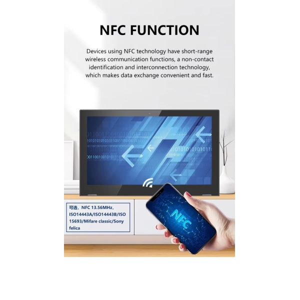 17.3inch L shape Touch screen android tablet pc business office kiosk restaurant othering