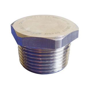 TOBO stainless steel carbon steel bsp thread fittings captive seal hollow hex male pipe plug