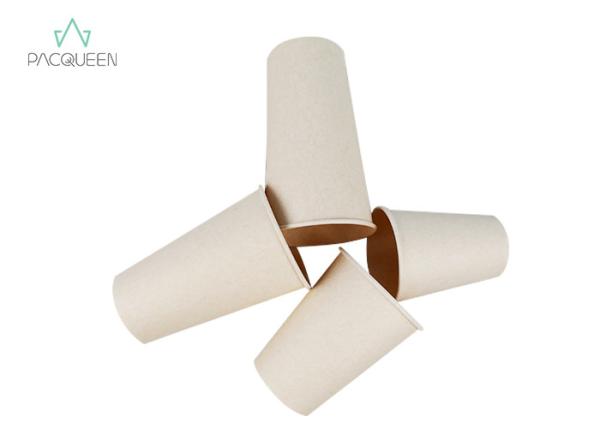Takeaway Compostable Paper Cups Sustainable Natural Bagasse Material Custom Sizes