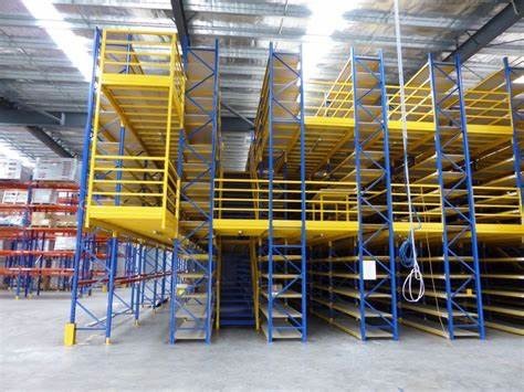 Industrial Warehouse Mezzanine Shelving , Mezzanine Floor Racking System
