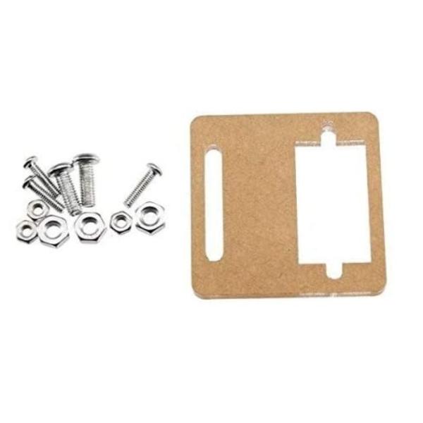 Plexiglass SG90 RC Servo Mounting Bracket With Screws