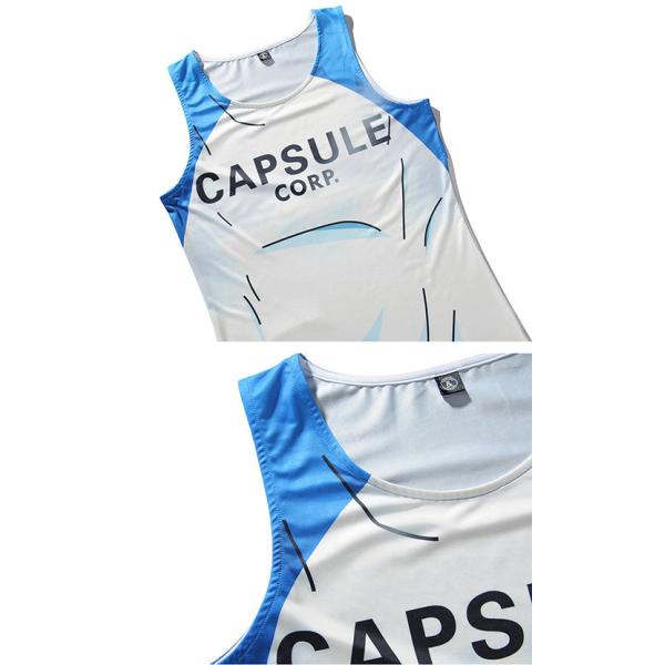 Breathable Dragon Ball Trunks Shirt With 3D Dye - Sublimation Logo Custom