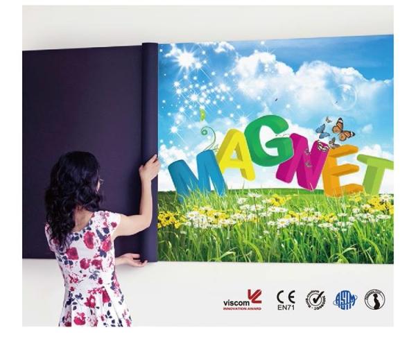 Folha magnética imprimível Rolls de 380 Gohs com vinil do PVC de Matte Glossy White