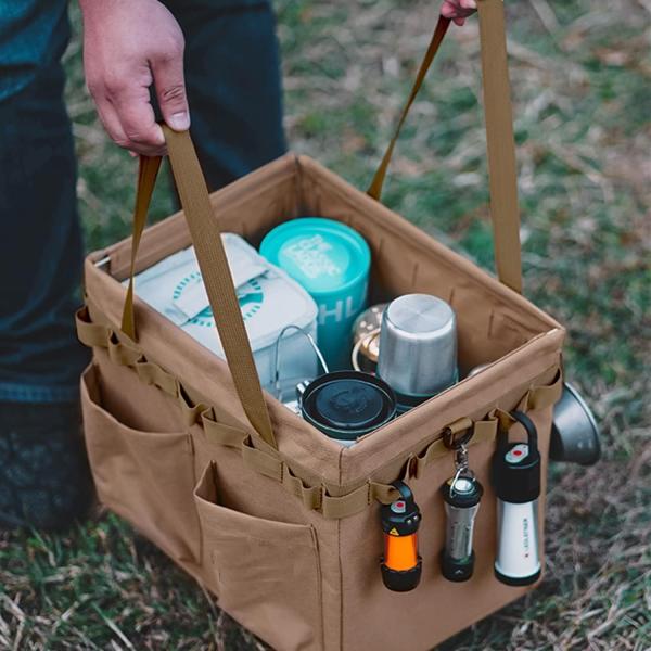 Outdoor Tactical Storage Bag, Tactical Utility Tote Bag For Outdoor Camping, Picnic Storage Bag With Handles Outdoor