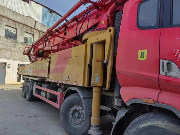 60m Boom Pump Truck Mounted Pump with 53000kgs Capacity and Vibrating Amplitude of 2.6mm