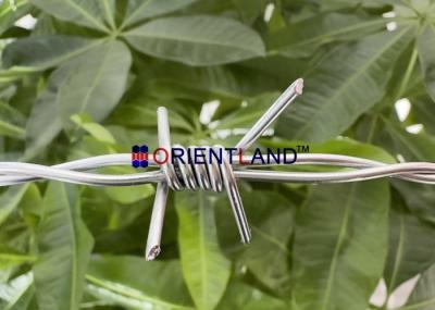 2.2mm Hot Dipped Galvanized Barbed Wire 250m / Galvanised Razor Wire