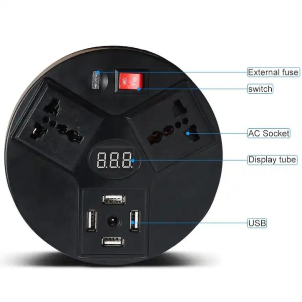 150W Car Inverter Dc 12V To Ac 220V Car Inverter 12V 220V Pure Sine Wave Dc To Ac Power Inverter For Car Battery