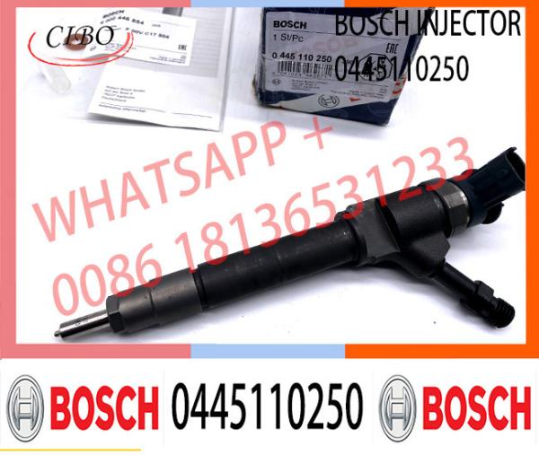 Injetor novo original genuíno 0445110250 0445110249 0986435123 para FORD Ranger/MAZDA BT-50 WLAA13H50 WLAA-13-H50