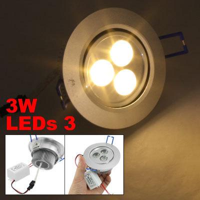 Outdoor 3 watt Warm White color led ceiling light fixture, led DownLight 3000K for home
