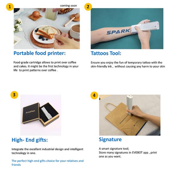 Quick Drying Ink Portable Semi-automatic Mini Inkjet Printpen for Industrial Printing